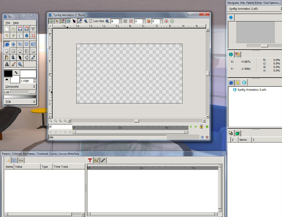 Synfig workspace